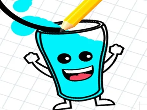 Play Draw Happy Glass - Free Online Puzzle