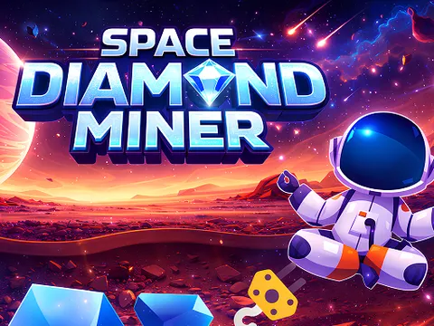 Play Space Diamond Miner - Free Online Puzzle