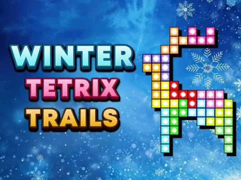 Play Winter Tetrix Trails - Free Online Puzzle